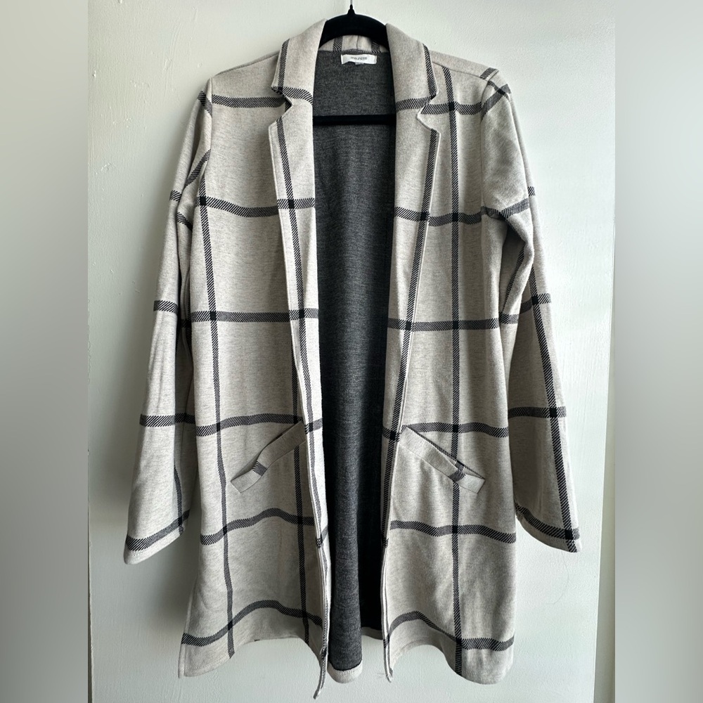 Maurice’s Plaid Cardigan